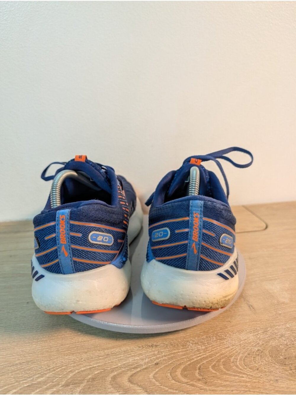 Brooks Glycerin GTS 20 Sneakers Shoes Mens 11.5 2E Wide Blue Running Shoes - Picture 5 of 11
